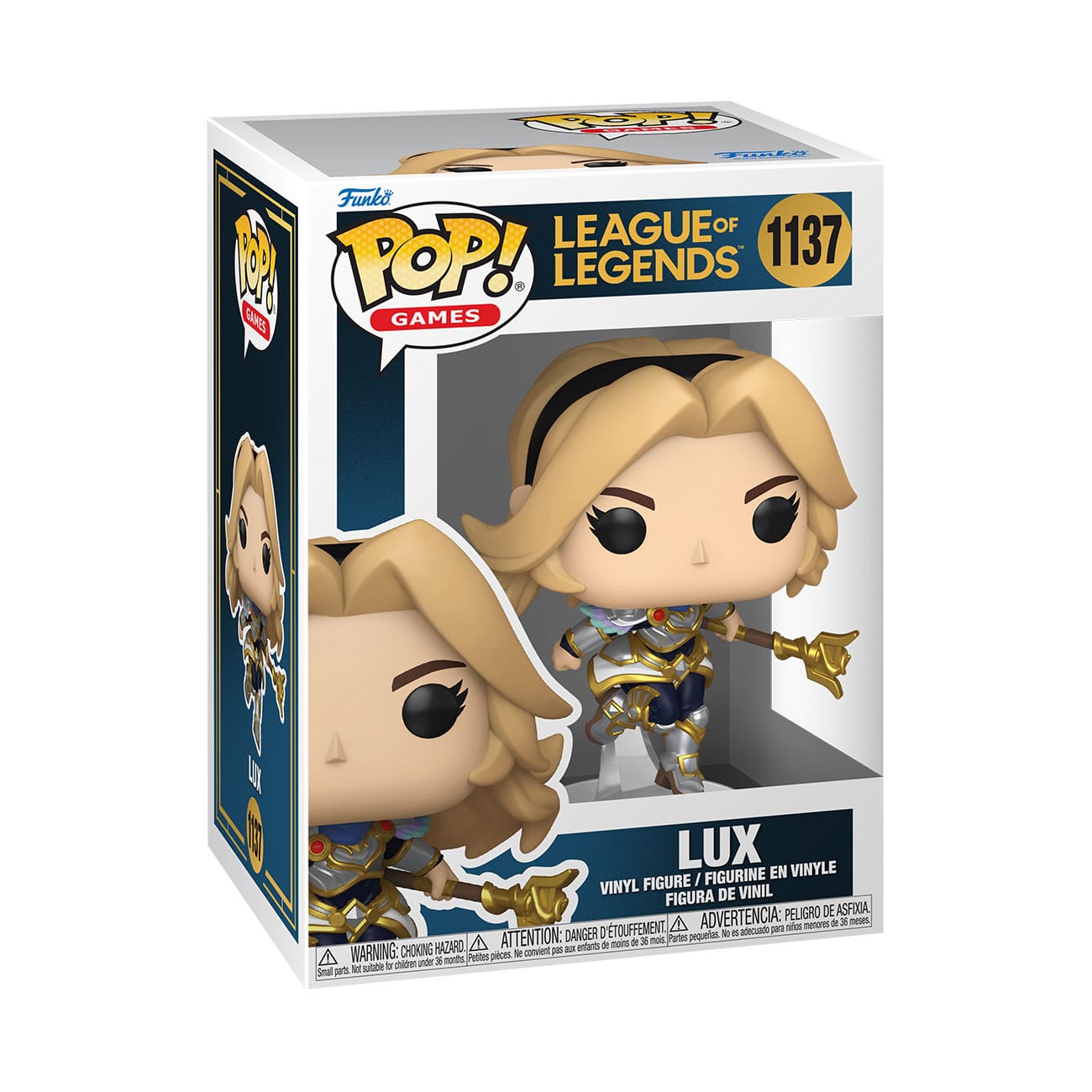 League of Legends POP! &amp; Buddy Games Vinyl Figure – Lux (9 cm)