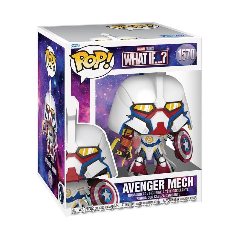 What If...? Super Sized POP! Marvel Vinyl Figure – Super Mech (15 cm)