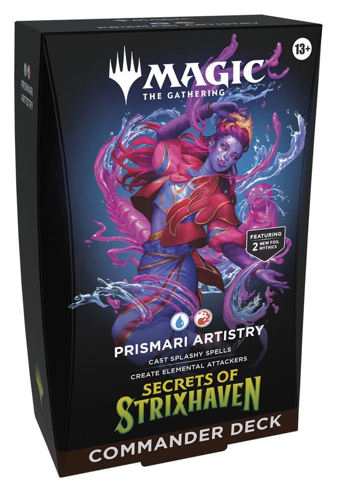 PRE-ORDER:Magic: The Gathering – Secrets of Strixhaven Commander Decks Case (5) – English