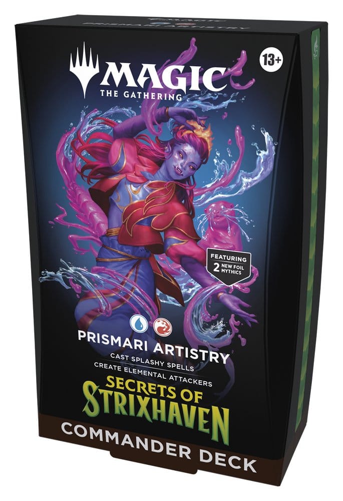 PRE-ORDER:Magic: The Gathering – Secrets of Strixhaven Commander Decks Case (5) – English