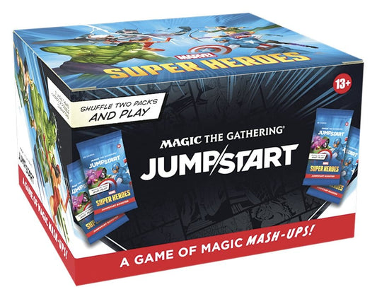 MTG Marvel Super Heroes Jumpstart Booster Display — изглед отстрани