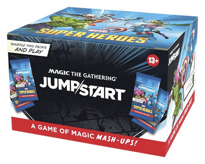 MTG Marvel Super Heroes Jumpstart Booster Display — отворена кутия