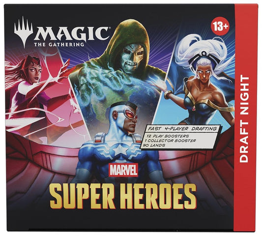 MTG Marvel Super Heroes Draft Night — съдържание на кутията