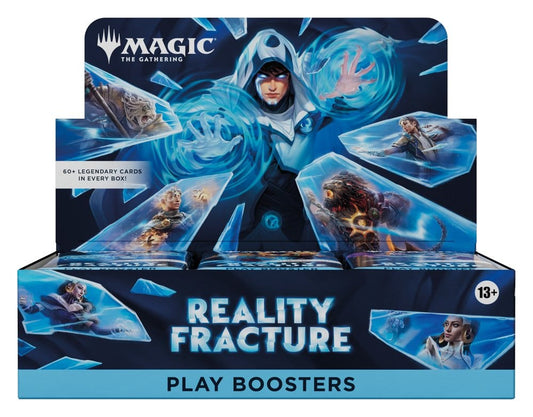 MTG Reality Fracture Play Booster Display — изглед отстрани