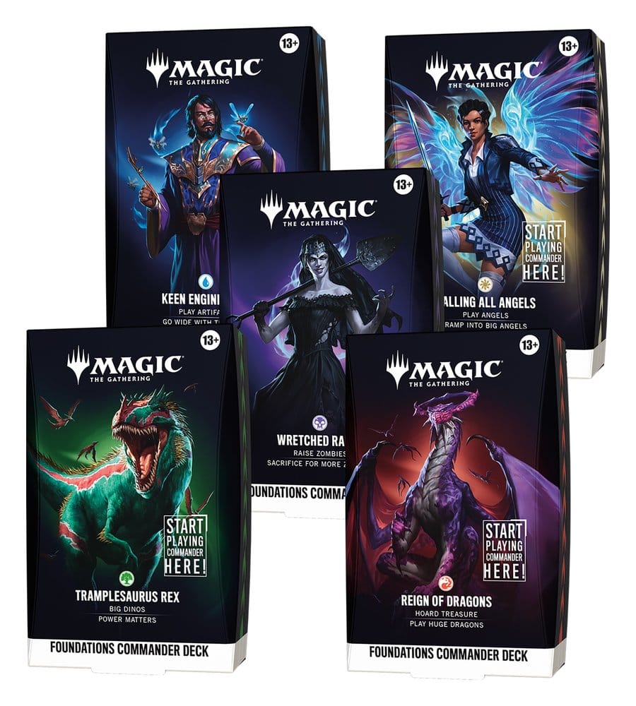 PRE-ORDER | Magic: The Gathering Foundations Commander Decks Case (5)