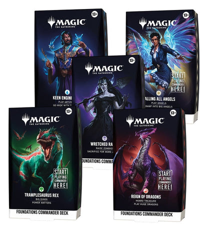 Magic: The Gathering Foundations Commander Decks Case 5 тестета
