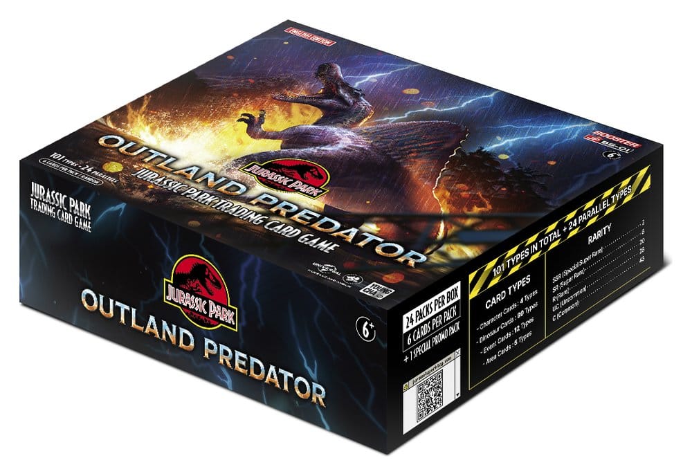 Jurassic Park TCG Outland Predator Booster Display (24) – кутия, английска версия