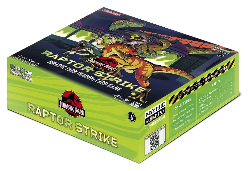 Jurassic Park TCG Raptor Strike Booster Display (24) – кутия, английска версия
