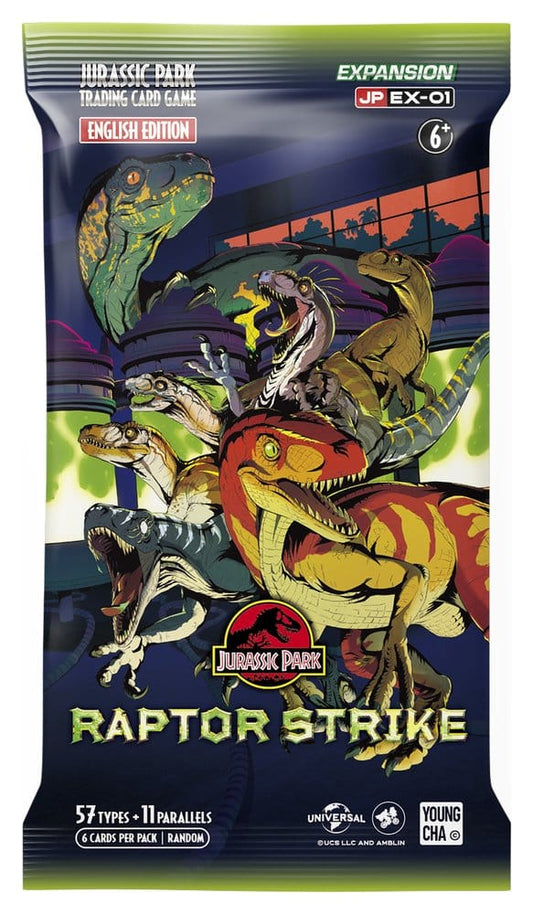Jurassic Park TCG Raptor Strike бустер пакет EX-01